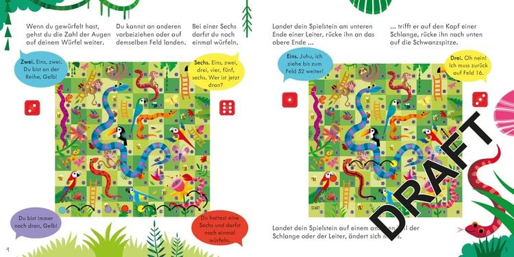 Produktbild: Leiterspiel: Wettlauf durch den Dschungel