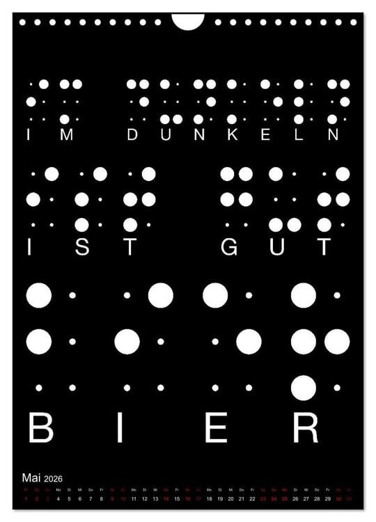 Produktbild: BIER Wandkalender -Trinken mit Stil (Wandkalender 2026 DIN A4 hoch), CALVENDO Monatskalender