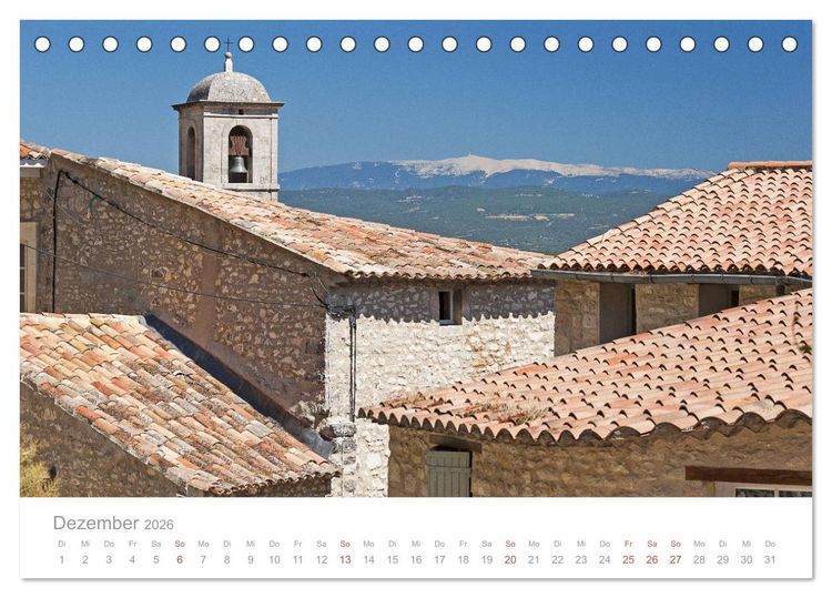 Produktbild: Provence: Malerisches S&uuml;dfrankreich (Tischkalender 2026 DIN A5 quer), CALVENDO Monatskalender