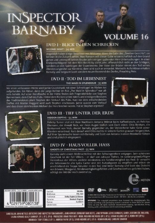 Produktbild: Inspector Barnaby Vol. 16 [4 DVDs]