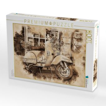 Produktbild: CALVENDO Puzzle Vespa Mototrroller | 1000 Teile Lege-Gr&ouml;&szlig;e 64x48cm Foto-Puzzle f&uuml;r gl&uuml;ckliche Stunden
