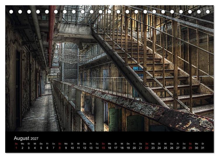 Produktbild: Vergessene und verlassene sch&ouml;ne Orte (Tischkalender 2027 DIN A5 quer), CALVENDO Monatskalender