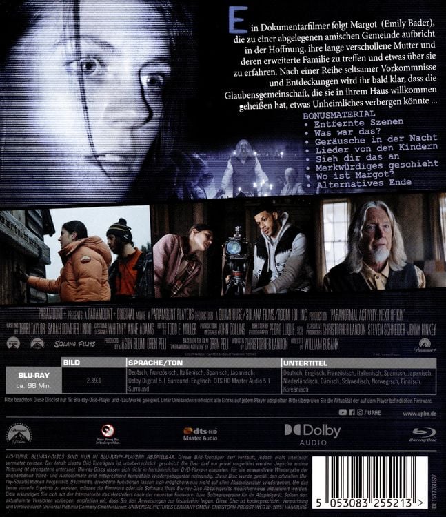 Produktbild: Paranormal Activity: Next of Kin