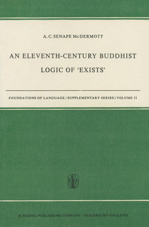 Produktbild: An Eleventh-Century Buddhist Logic of &lsquo;Exists&rsquo;
