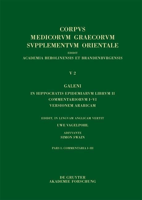 Produktbild: Galeni In Hippocratis Epidemiarum librum II Commentariorum I-III versio Arabica