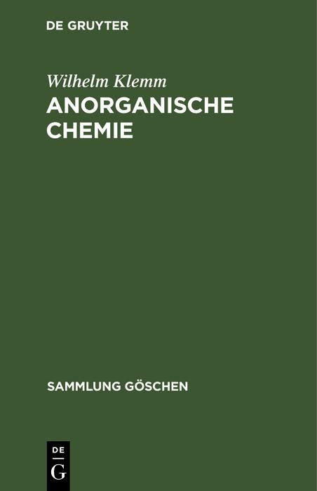 Produktbild: Anorganische Chemie