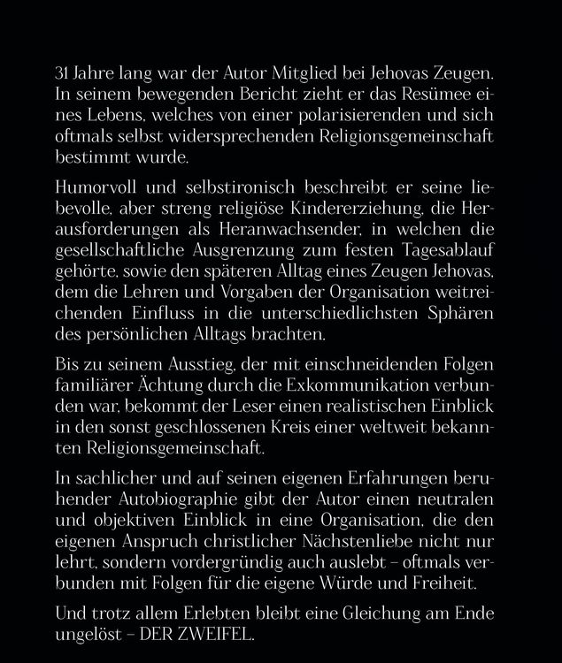 Produktbild: Der Zweifel