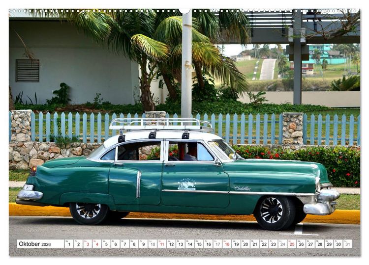 Produktbild: Auto Legenden CADILLAC (hochwertiger Premium Wandkalender 2026 DIN A2 quer), Kunstdruck in Hochglanz