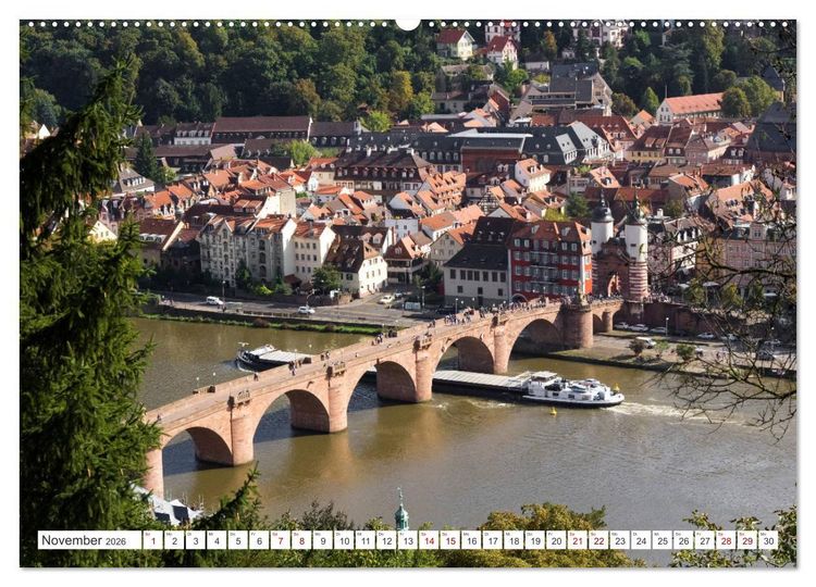 Produktbild: Br&uuml;cken im deutschsprachigen Raum (hochwertiger Premium Wandkalender 2026 DIN A2 quer), Kunstdruck in Hochglanz