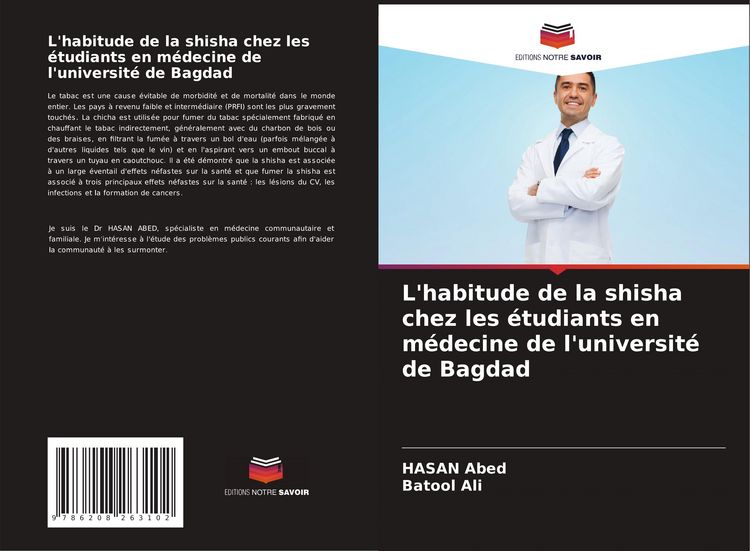 Produktbild: L'habitude de la shisha chez les &eacute;tudiants en m&eacute;decine de l'universit&eacute; de Bagdad
