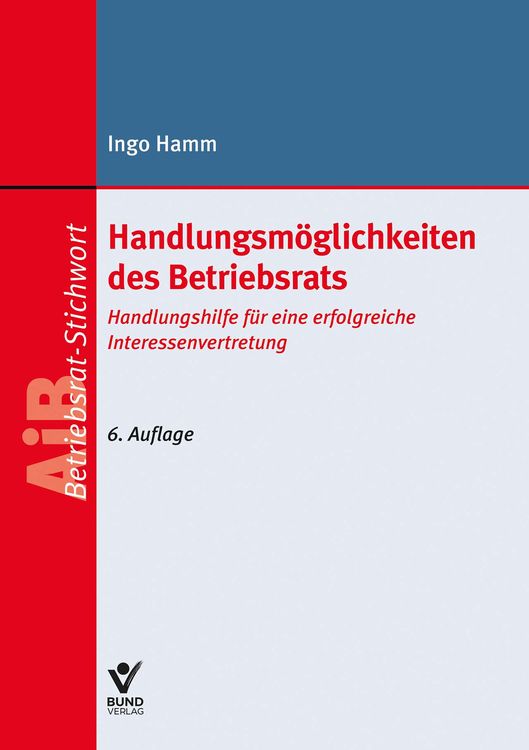 Produktbild: Handlungsm&ouml;glichkeiten des Betriebsrats