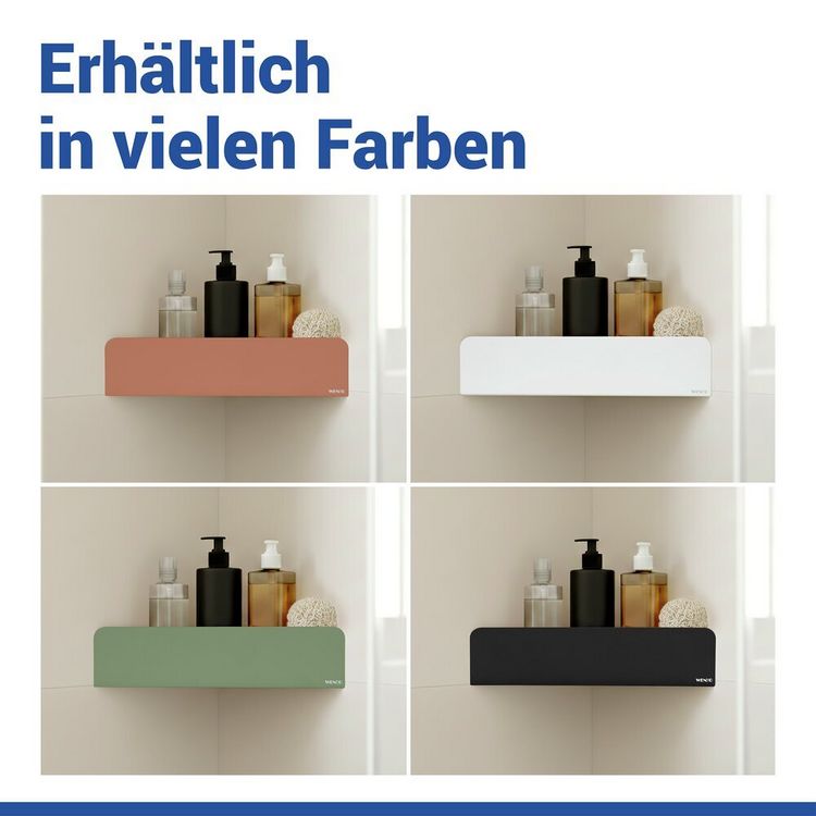 Produktbild: Turbo-Loc&reg; Eckablage Mod. Lizan Braun, Befestigen ohne Bohren