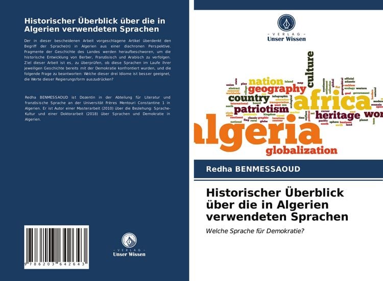 Produktbild: Historischer &Uuml;berblick &uuml;ber die in Algerien verwendeten Sprachen