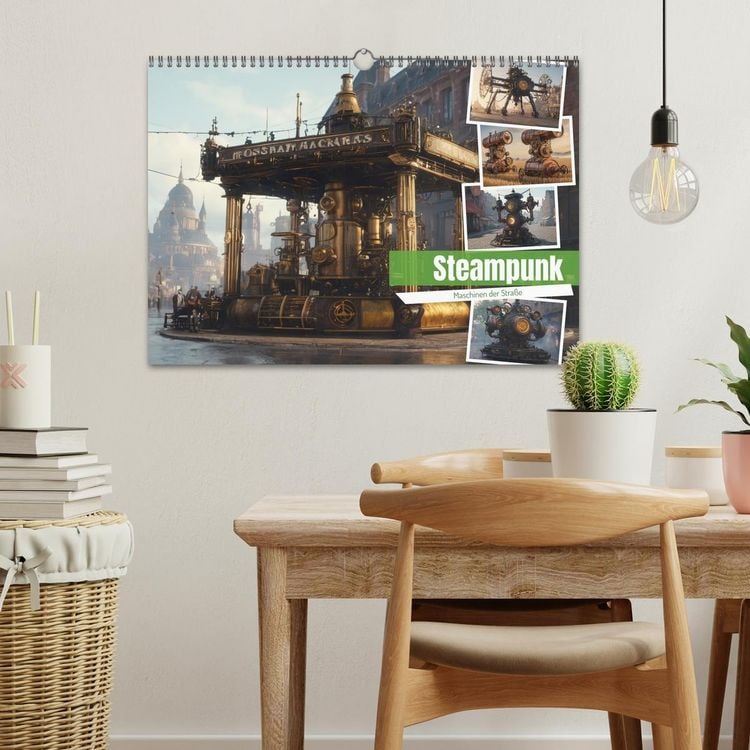 Produktbild: Steampunk Maschinen der Stra&szlig;e (Wandkalender 2026 DIN A3 quer), CALVENDO Monatskalender