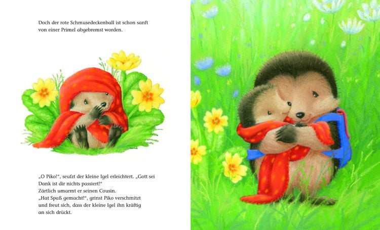 Produktbild: Der kleine Igel und die rote Schmusedecke