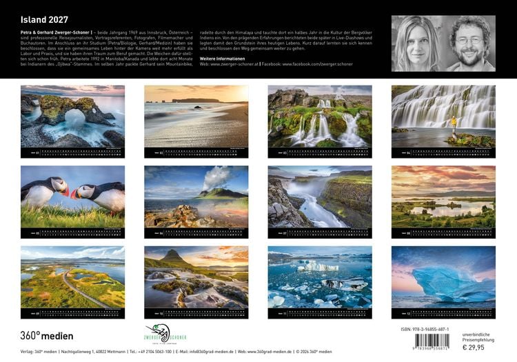 Produktbild: Island Premiumkalender 2027