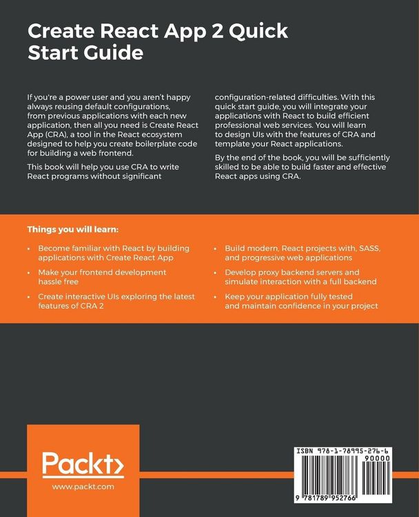 Produktbild: Create React App 2.0 Quick Start Guide