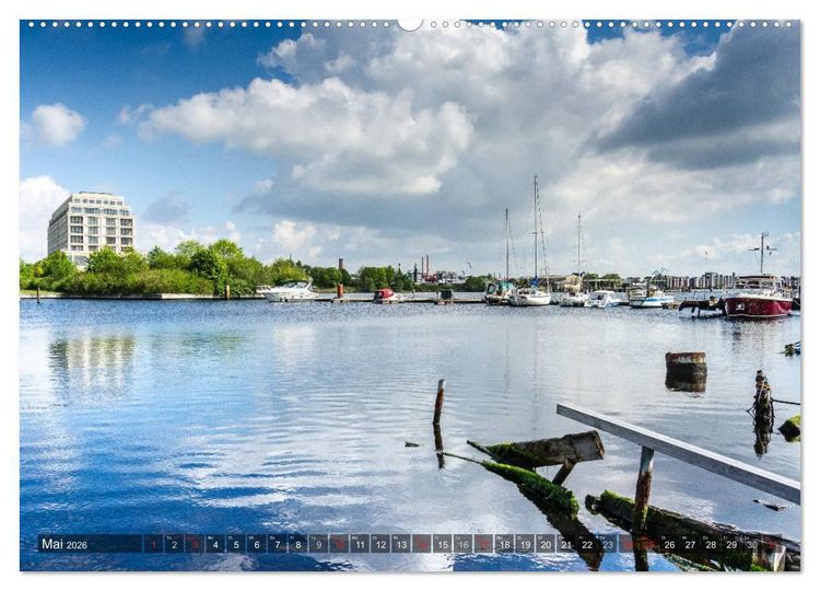 Produktbild: Wilhelmshaven - Impressionen aus der Hafenstadt (Wandkalender 2026 DIN A2 quer), CALVENDO Monatskalender