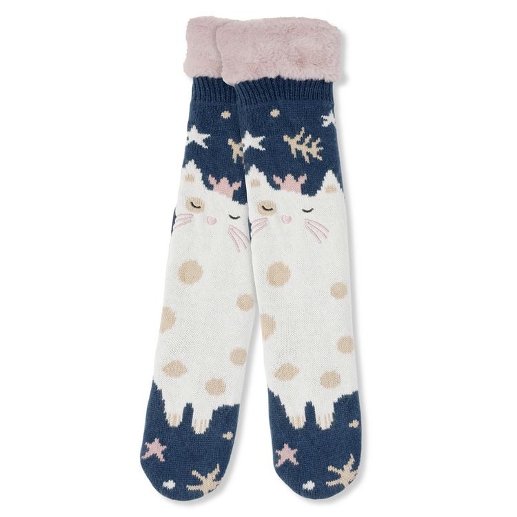 Produktbild: Lesesocken Katze bei Nacht, Gr.36-41