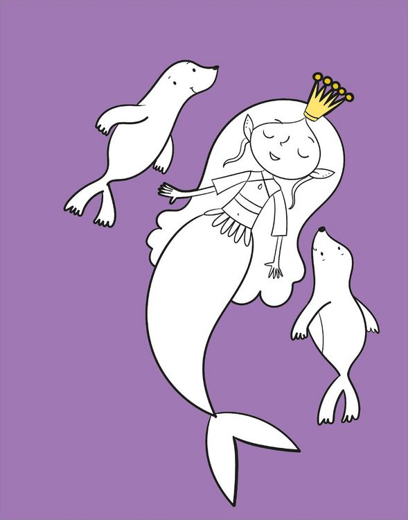 Produktbild: Diamant-Malbuch Meerjungfrauen