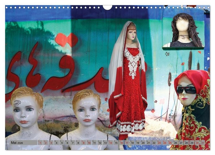 Produktbild: Schaufensterpuppen aus aller Welt (Wandkalender 2026 DIN A3 quer), CALVENDO Monatskalender