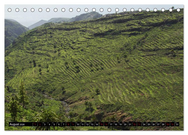 Produktbild: La Gomera - Ansichten und Aussichten (Tischkalender 2026 DIN A5 quer), CALVENDO Monatskalender