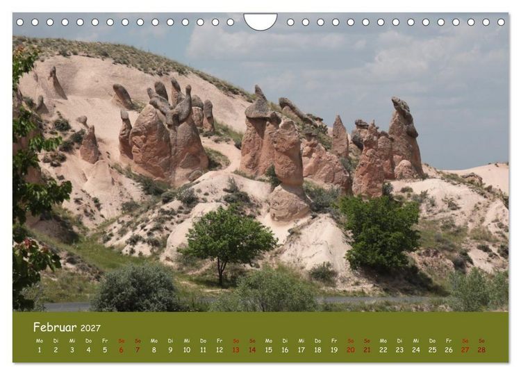 Produktbild: Das Liebestal. Die wundersamen Feenkamine von Kappadokien (Wandkalender 2027 DIN A4 quer), CALVENDO Monatskalender