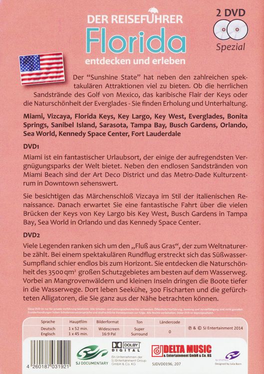 Produktbild: Florida - entdecken und erleben - Der Reisef&uuml;hrer [2 DVDs]