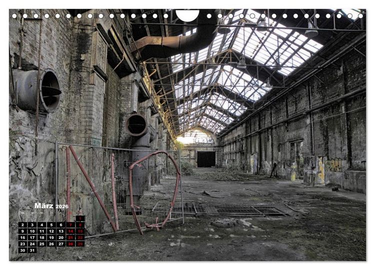 Produktbild: Verlassene Orte - Lost Places (Wandkalender 2026 DIN A4 quer), CALVENDO Monatskalender