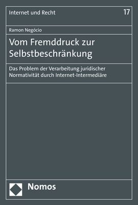 Produktbild: Vom Fremddruck zur Selbstbeschr&auml;nkung