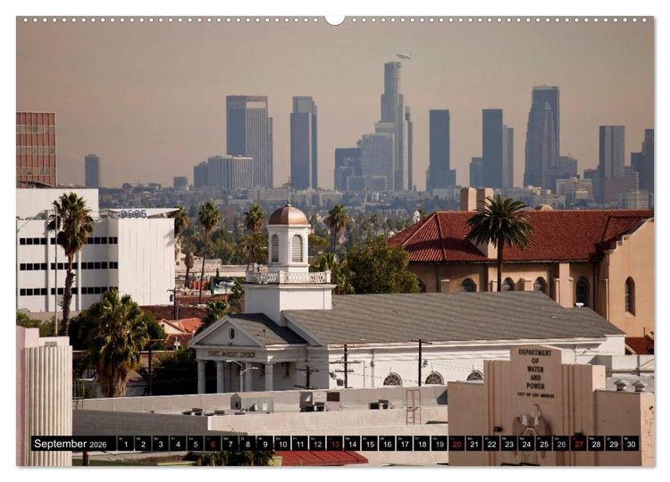 Produktbild: Los Angeles - Kalifornien (hochwertiger Premium Wandkalender 2026 DIN A2 quer), Kunstdruck in Hochglanz