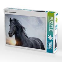 Produktbild: CALVENDO Puzzle Friesen - stolze Giganten 1000 Teile Lege-Gr&ouml;&szlig;e 64 x 48 cm Foto-Puzzle Bild von Martina Wrede
