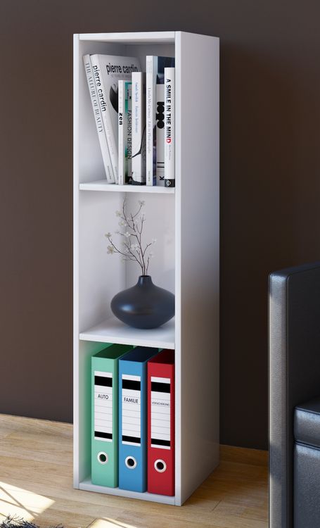 Produktbild: Holz Stand Regal Aufbewahrung Deko B&uuml;cher Mendas 3