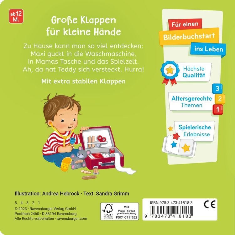 Produktbild: Was siehst du? Klapp auf, klapp zu! Mein Zuhause