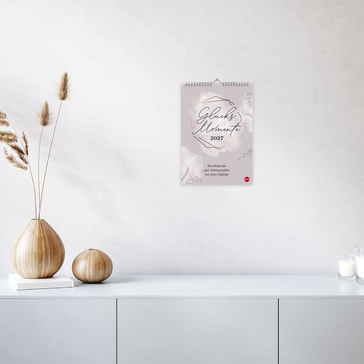 Produktbild: Kreativkalender Gl&uuml;cksmomente A4 2027