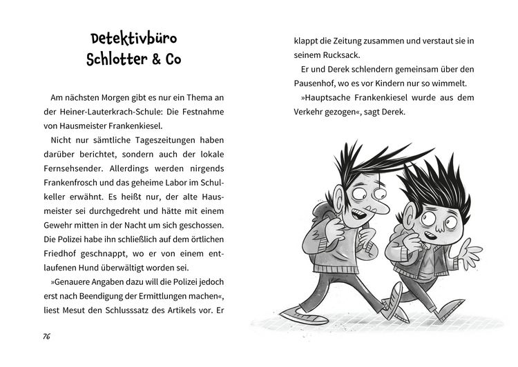 Produktbild: Die schaurigen F&auml;lle des Derek Schlotter &ndash; FRANKENfrosch lebt!