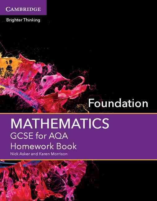 Produktbild: GCSE Mathematics for AQA Foundation Homework Book