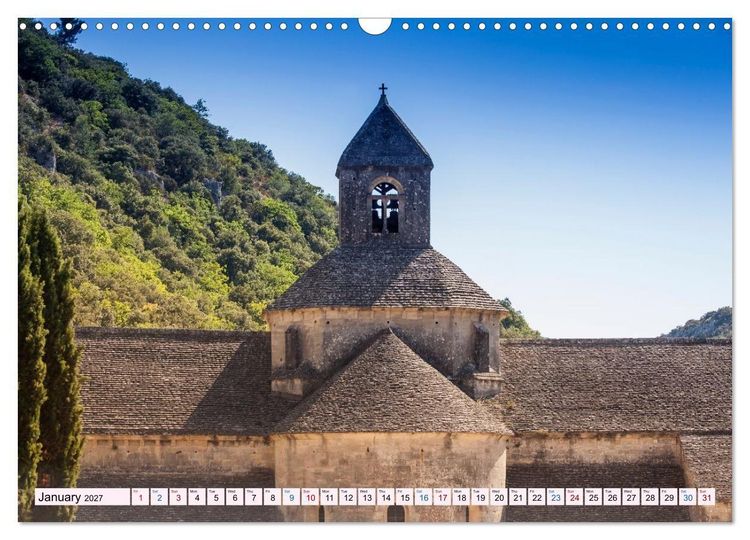 Produktbild: Provence. A journey through the villages of the French Provence (Wall Calendar 2027 DIN A3 landscape), CALVENDO 12 Month Wall Calendar