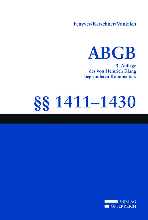 Produktbild: Gro&szlig;kommentar zum ABGB - Klang Kommentar
