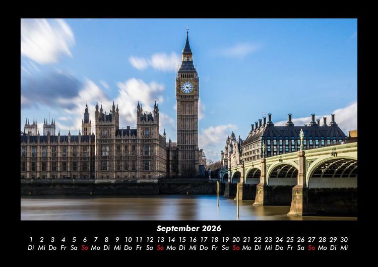 Produktbild: London 2026 Fotokalender DIN A3