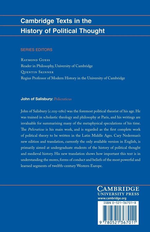 Produktbild: John of Salisbury