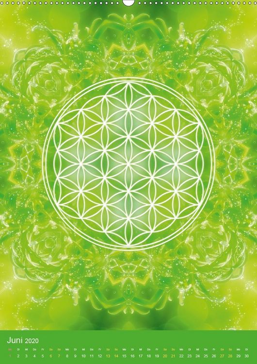 Produktbild: Blume des Lebens - Harmonie durch Symbolkraft (Wandkalender 2020 DIN A2 hoch)