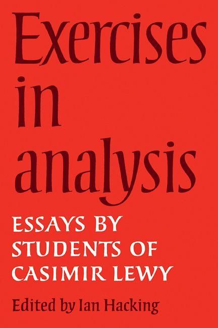 Produktbild: Exercises in Analysis