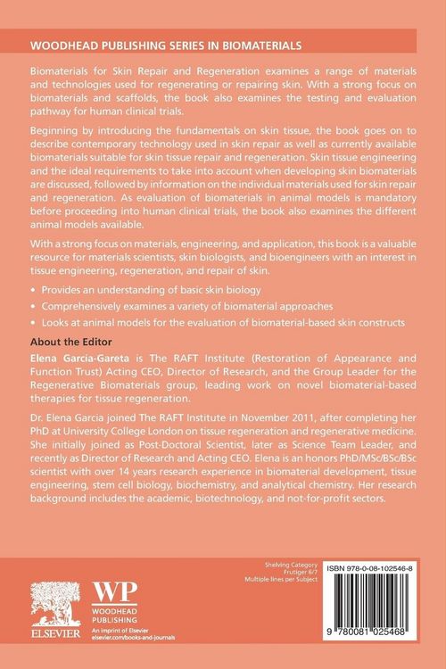 Produktbild: Biomaterials for Skin Repair and Regeneration