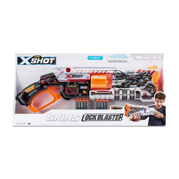 Produktbild: XSHOT - Skins Lock Blaster mit Darts