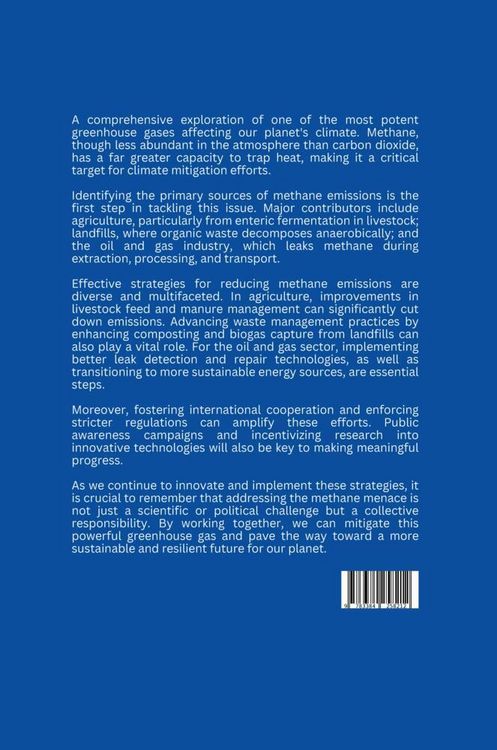 Produktbild: The Methane Menace: Unveiling Sources and Strategies for Climate Action