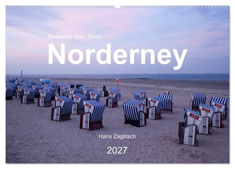 Produktbild: Norderney - Momente einer Reise (Wandkalender 2027 DIN A2 quer), CALVENDO Monatskalender