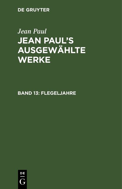 Produktbild: Flegeljahre