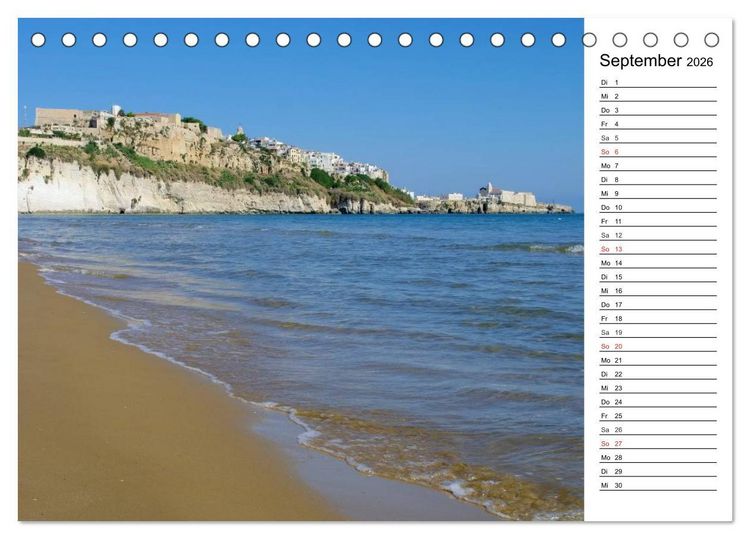 Produktbild: Apulien (Tischkalender 2026 DIN A5 quer), CALVENDO Monatskalender
