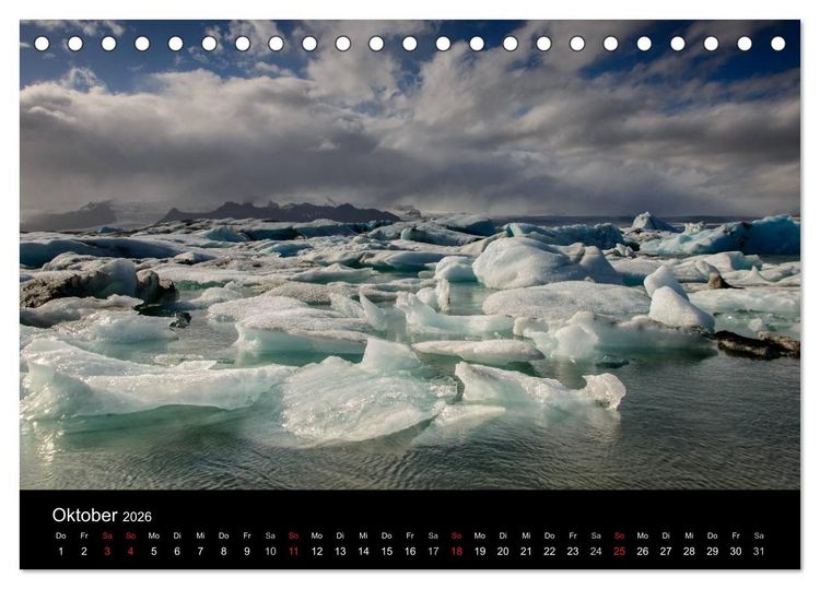 Produktbild: Faszination Island (Tischkalender 2026 DIN A5 quer), CALVENDO Monatskalender